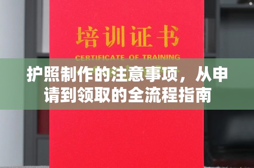 长汀护照制作的注意事项，从申请到领取的全流程指南
