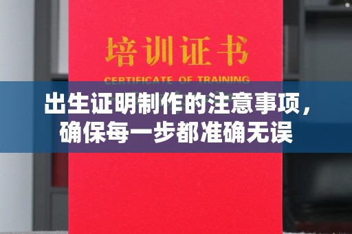 长汀出生证明制作的注意事项，确保每一步都准确无误